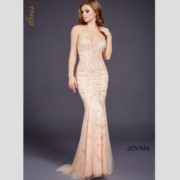 Authentic Jovani Dress Size 4 - Picture 1 of 8